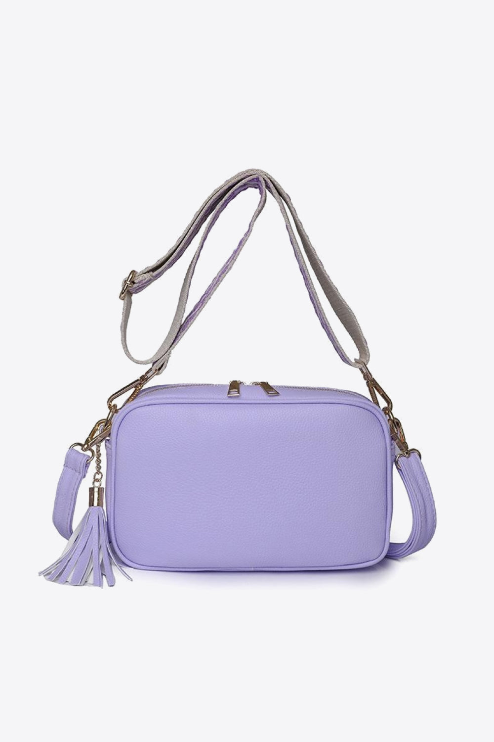Leather Tassel Crossbody Bag