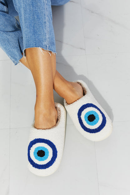 MMShoes Evil Eye Plush Slipper