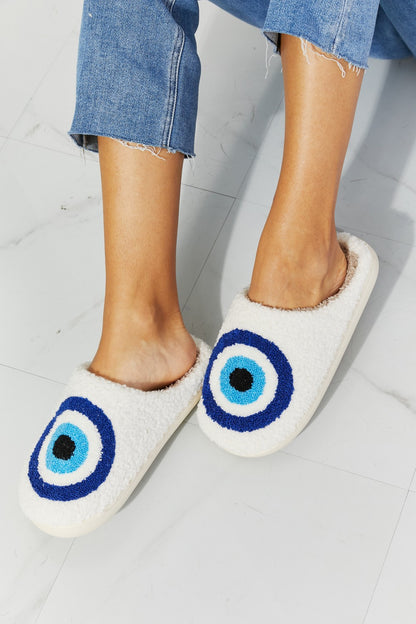 MMShoes Evil Eye Plush Slipper