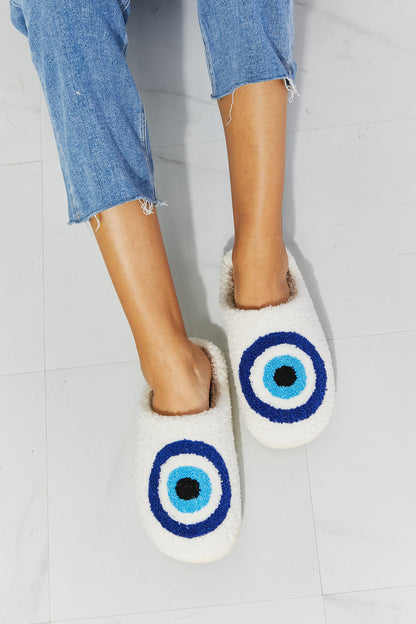 MMShoes Evil Eye Plush Slipper