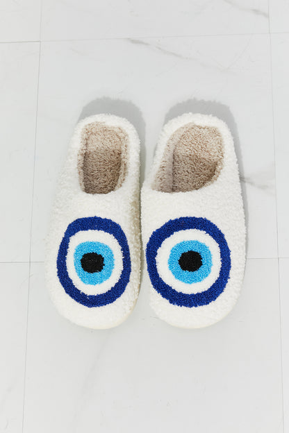 MMShoes Evil Eye Plush Slipper