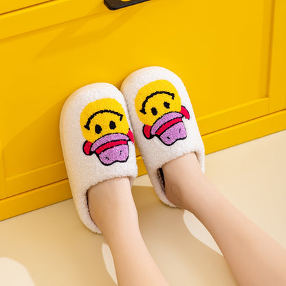 Melody Smiley Face Slippers Cowboy - Cowgirl