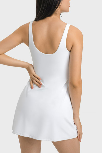 Sports Tank Dress with Full Coverage Bottoms