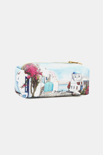 USA Printed Handbag with Three Pouches