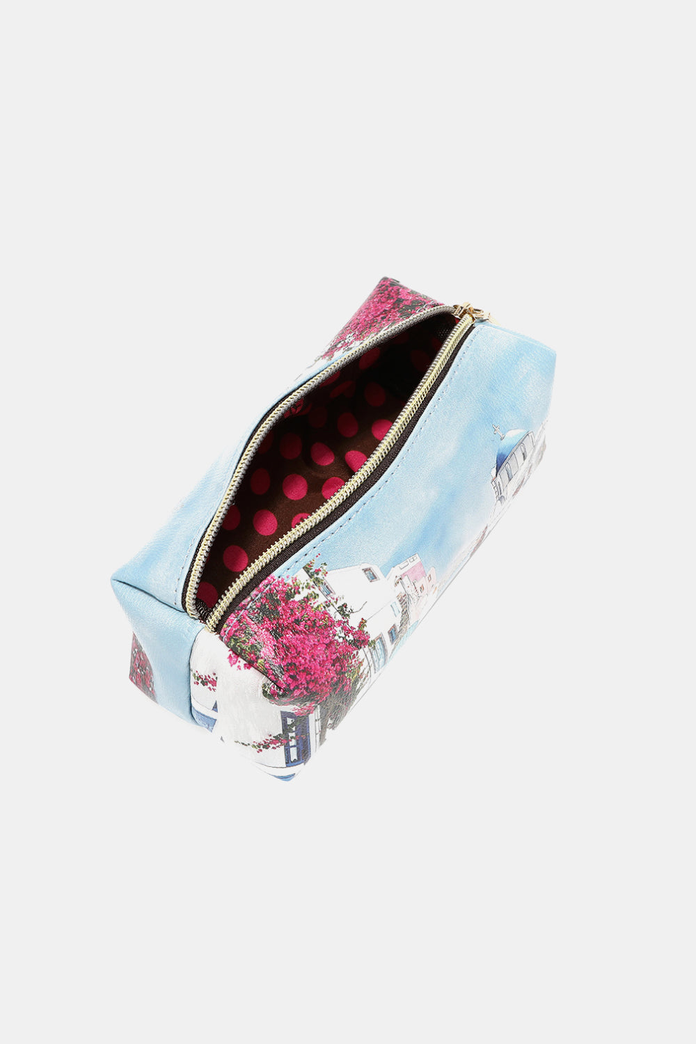 USA Printed Handbag with Three Pouches