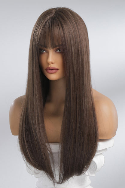 26" Long Straight Synthetic Wigs