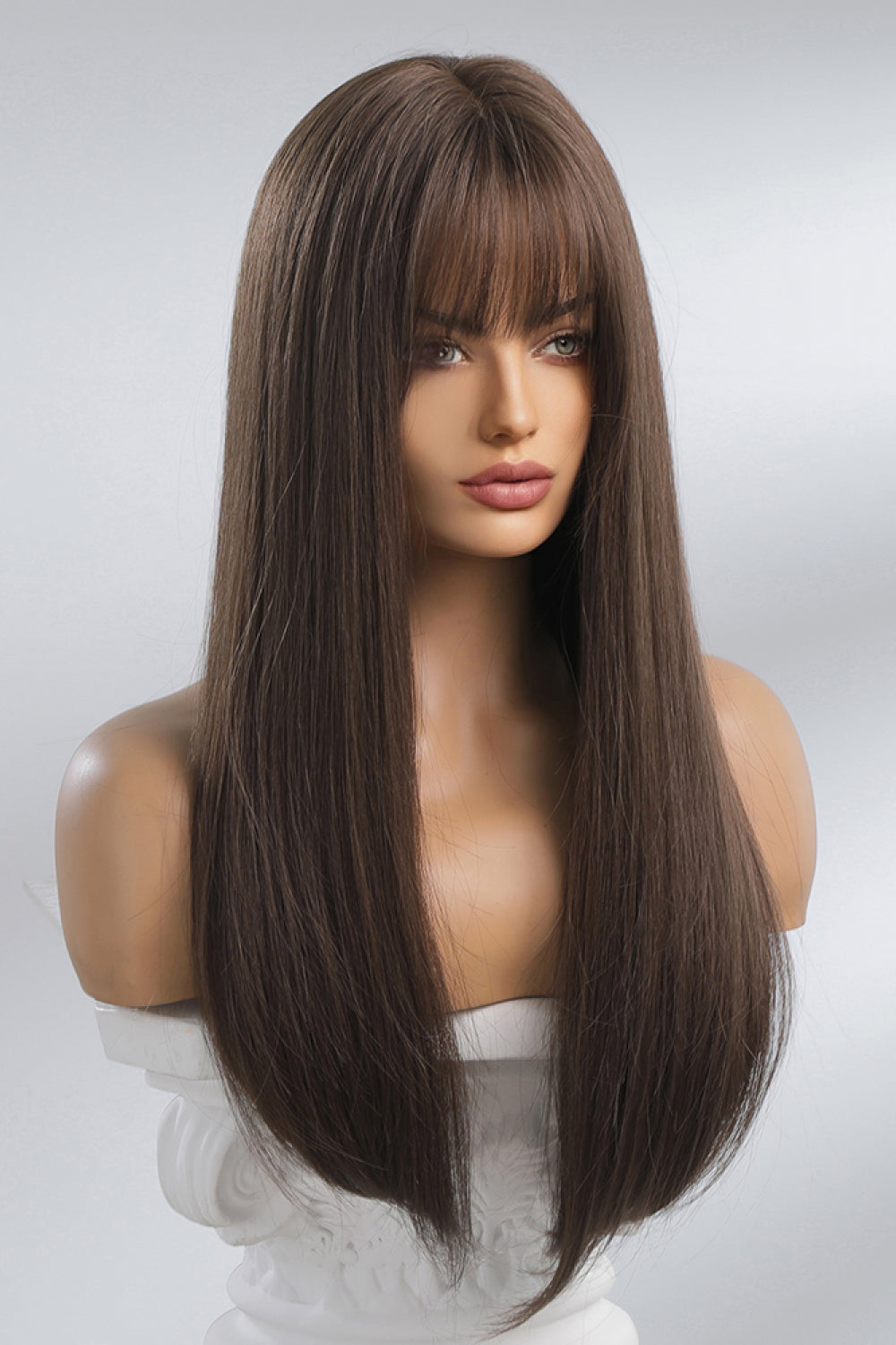 26" Long Straight Synthetic Wigs