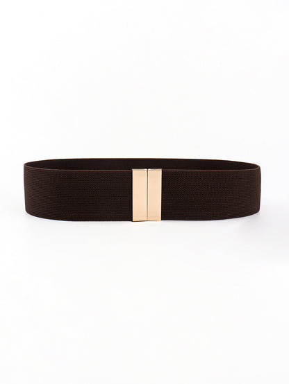 Alloy Buckle Elastic Belt