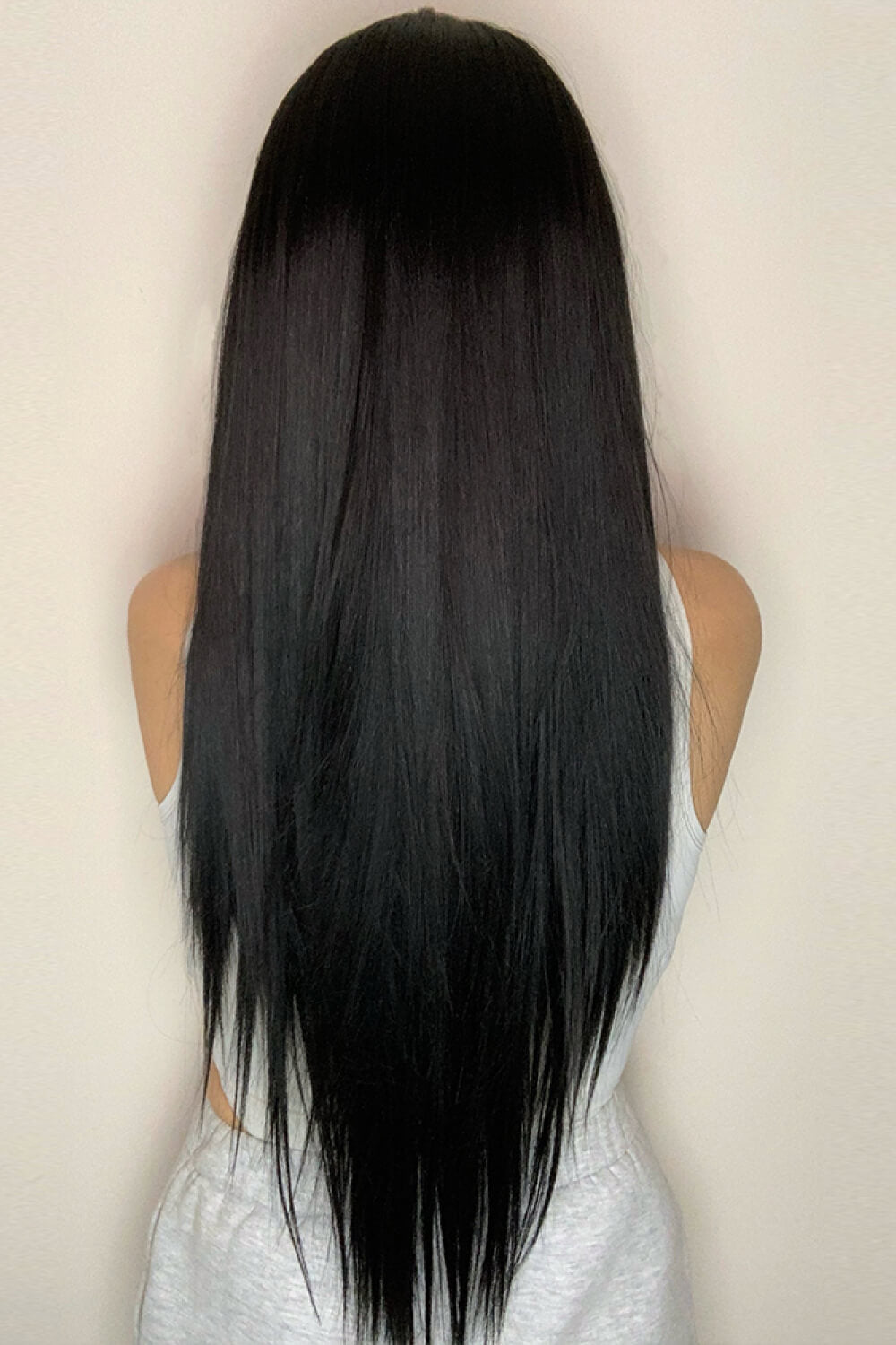 Long Lace Front: Straight Synthetic Wigs 26" Long 150% Density