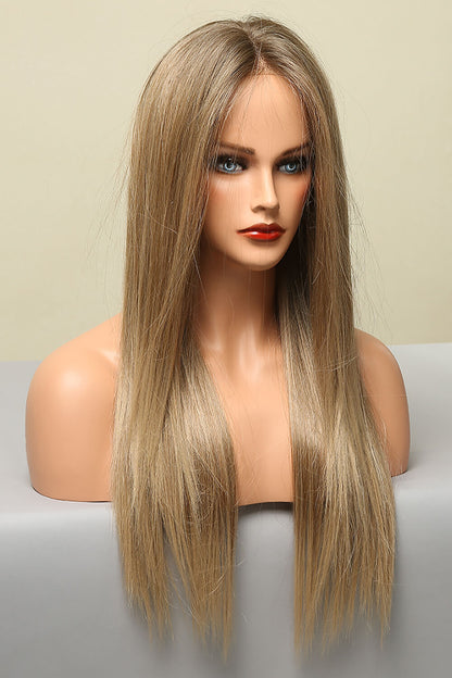 Long Straight Lace Front Synthetic Wigs 26" Long 150% Density