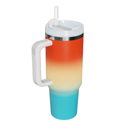 Gradient Color Change Multicolor Stainless-Steel Tumbler