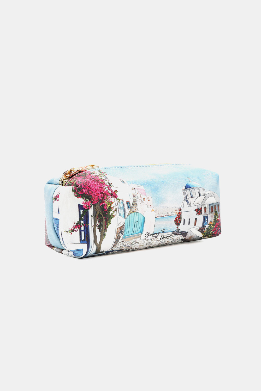 USA Printed Handbag with Three Pouches