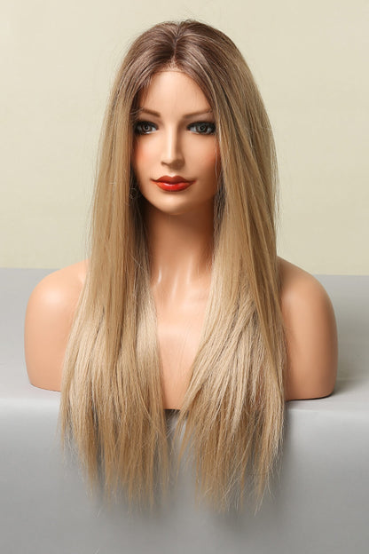 Lace Front: Wigs Synthetic Long Straight 26'' 150% Density