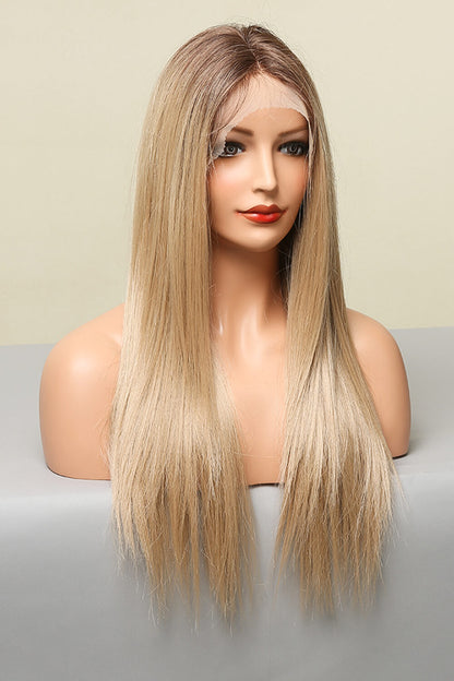 Lace Front: Wigs Synthetic Long Straight 26'' 150% Density