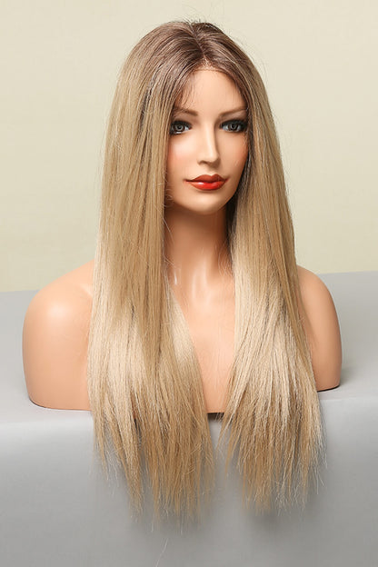 Lace Front: Wigs Synthetic Long Straight 26'' 150% Density